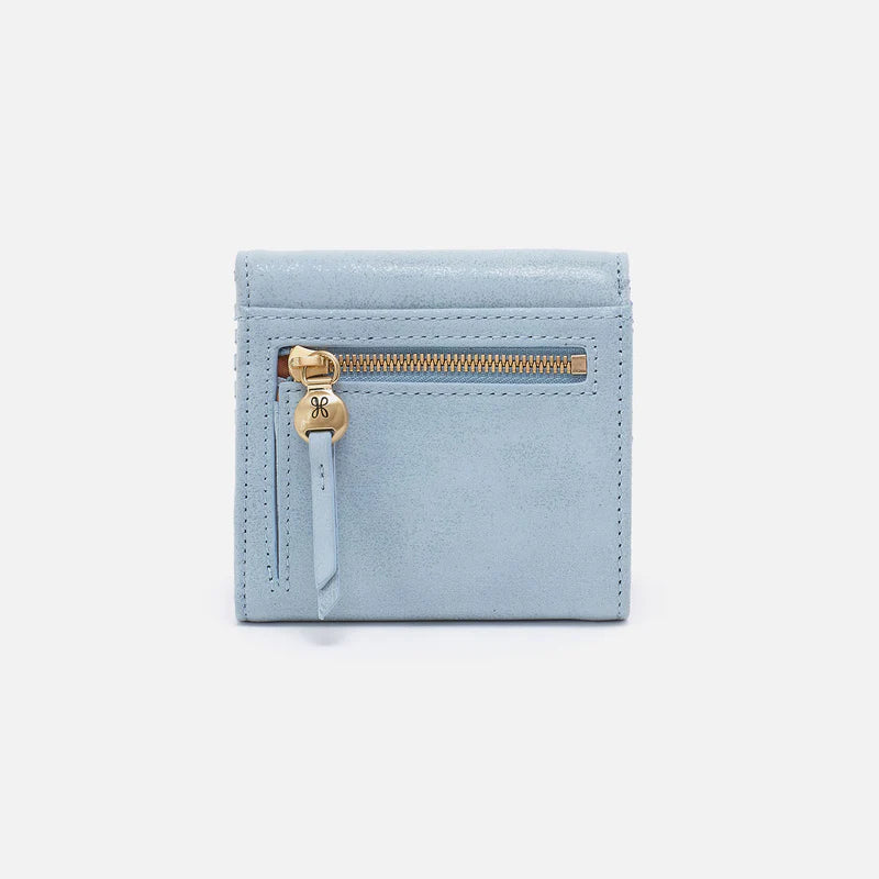Foray Small Wallet in Buffed Leather - Sky