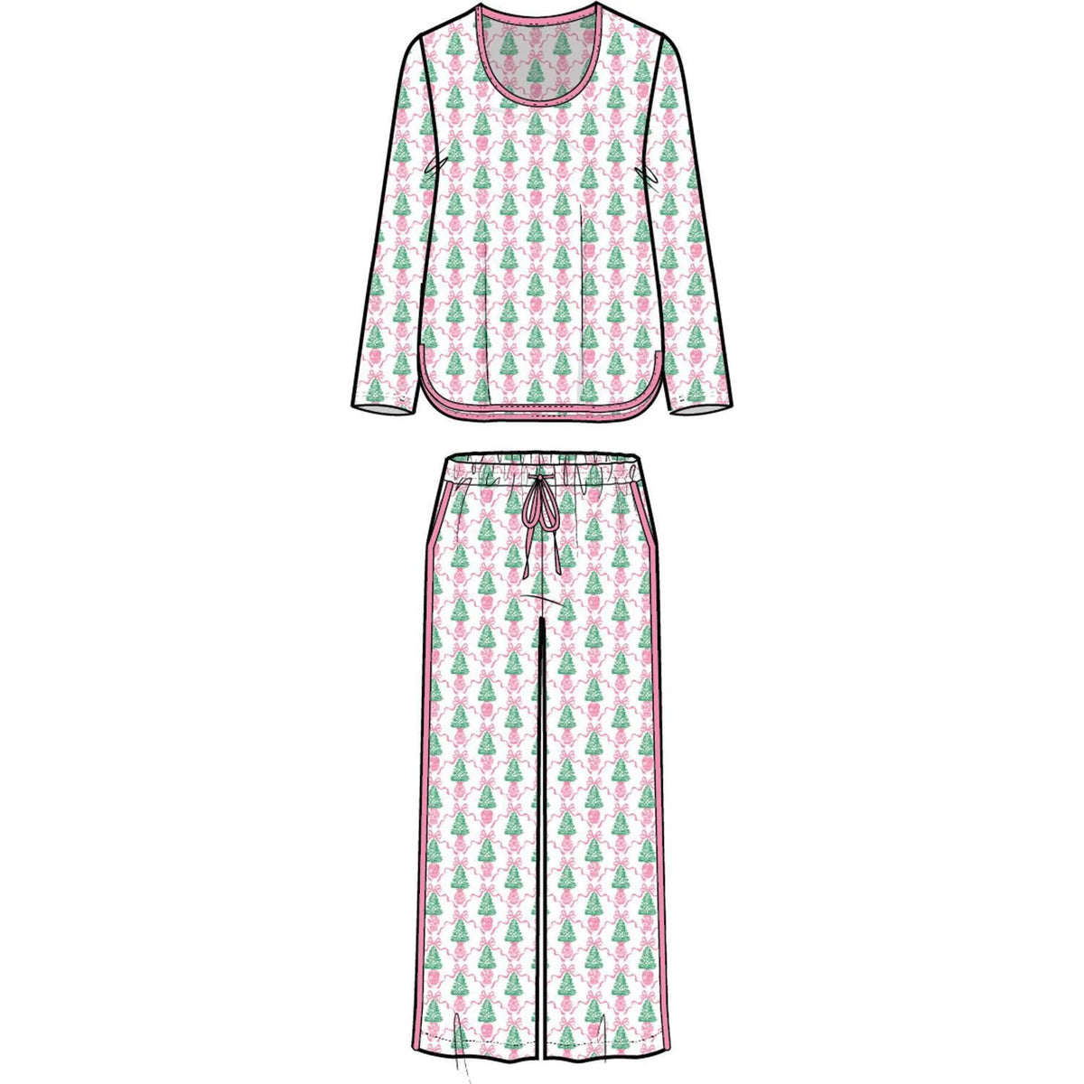 Melody Womens Winter Pines PJs