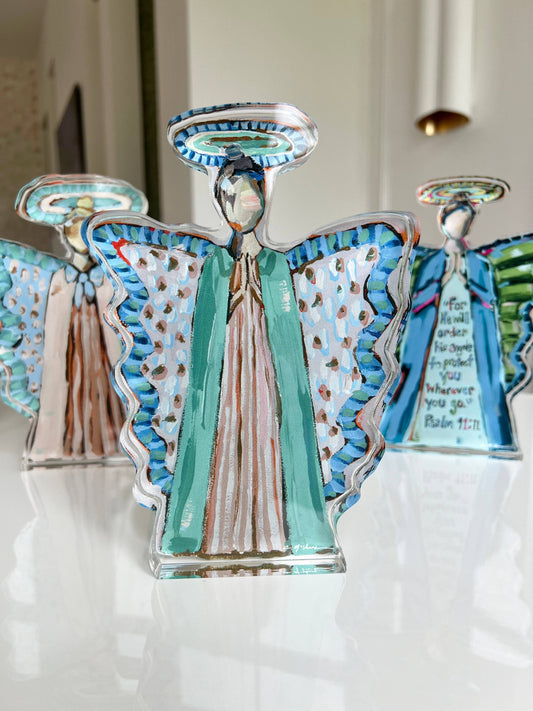 "Heavenly Angel I" acrylic shelfie: Small