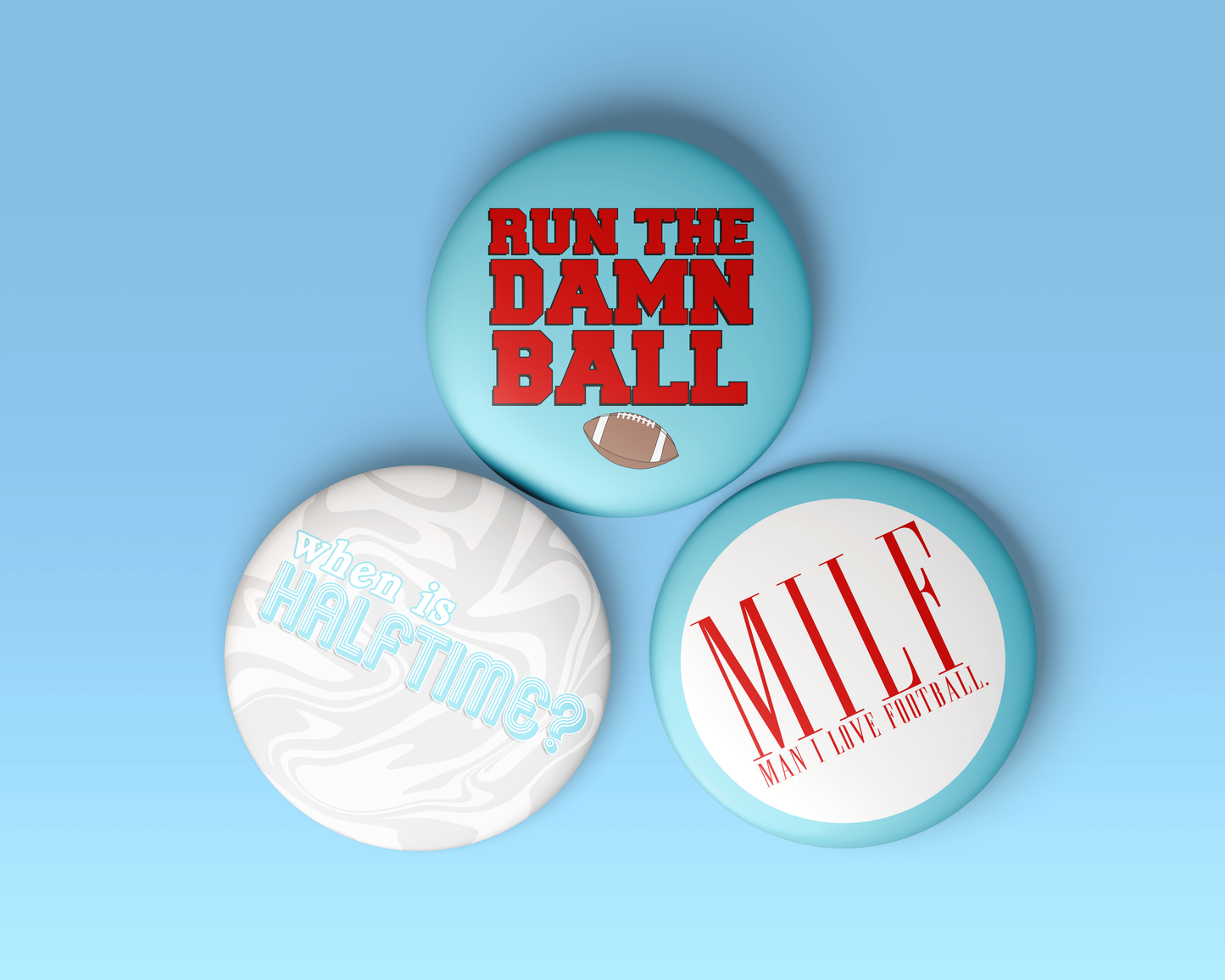MILF - Man I Love Football Game Day Pin