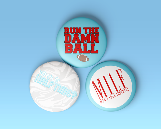 MILF - Man I Love Football Game Day Pin
