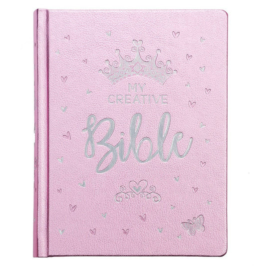 ESV My Creative Bible for Girls Faux Leather Pink Glitter
