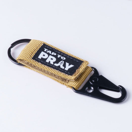 TAP TO PRAY® TACTICAL CARABINER KEYCHAIN