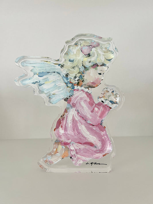 "Tiny Wings I" acrylic shelfie: Small