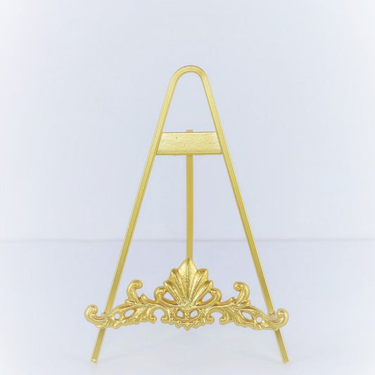 10" Gold Ornate Easel