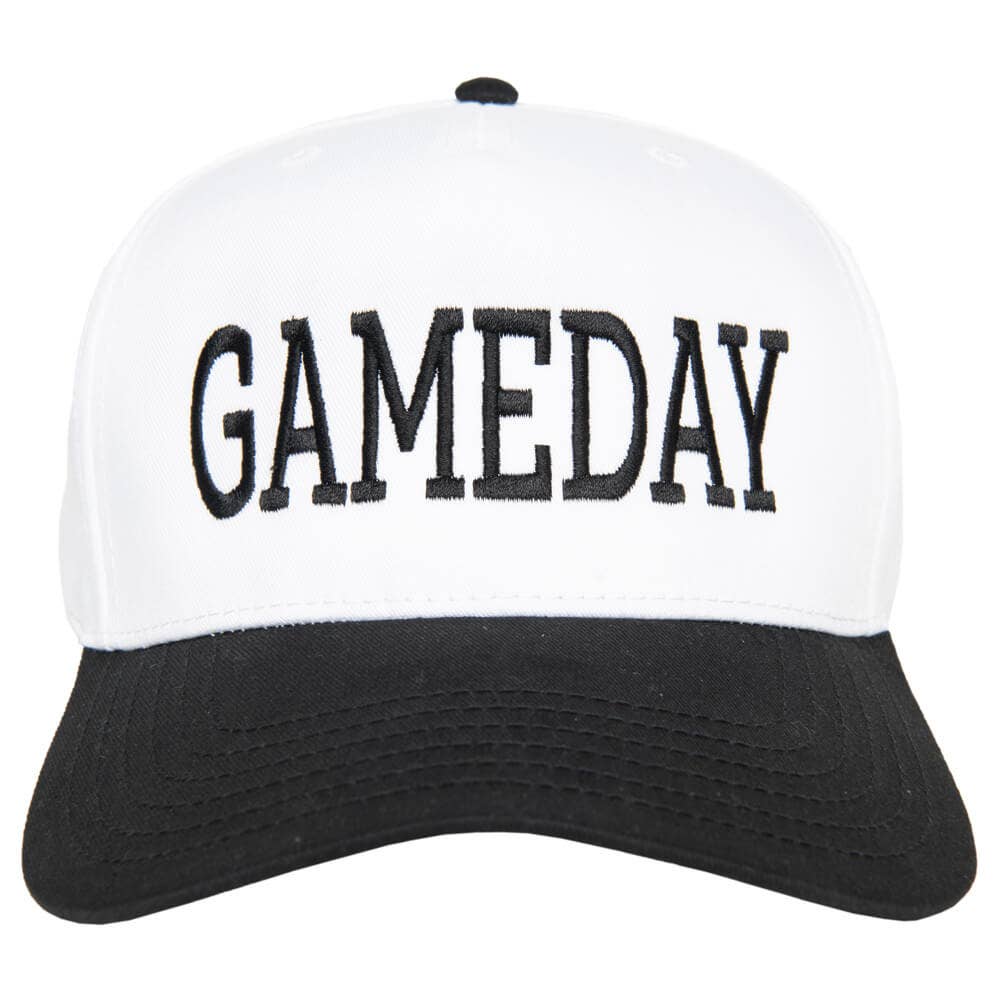 GAMEDAY Two-Toned Vintage Hat: Red and White