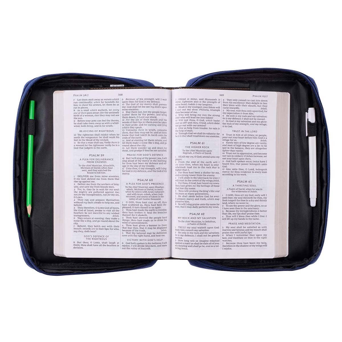 He Has Made Everything Beautiful Floral Value Bible Cover: Large