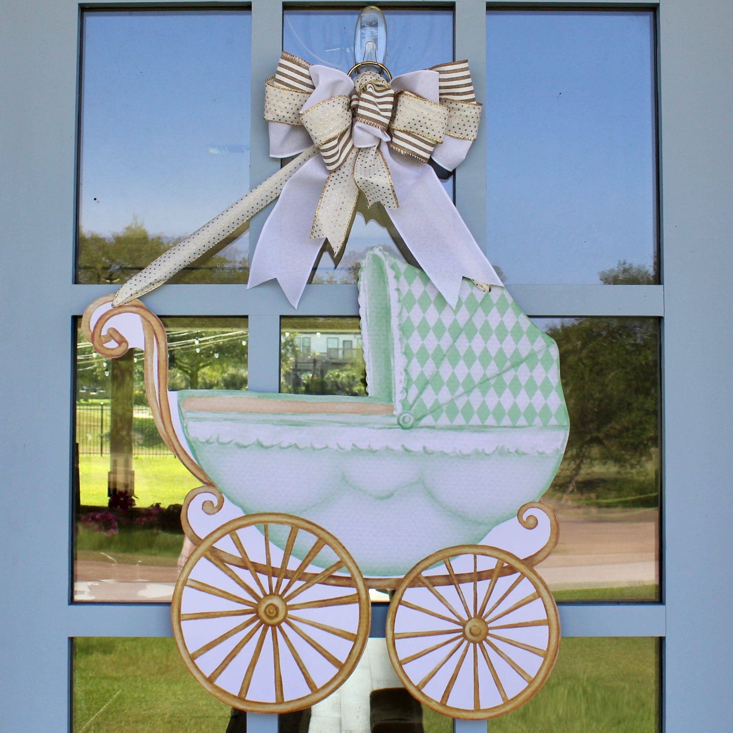 Welcome Baby- Door Hanger: Pink- It's a Girl