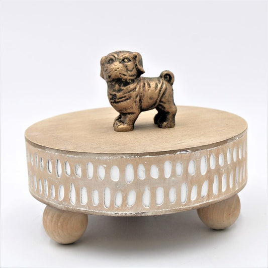 Cast Iron Bulldog Antique Gold