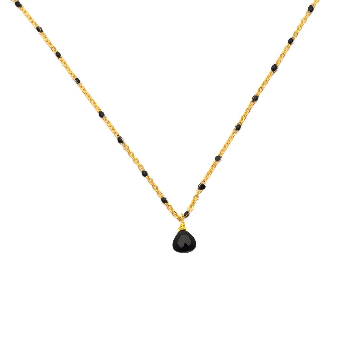 Mini Enamel-Chain Necklace