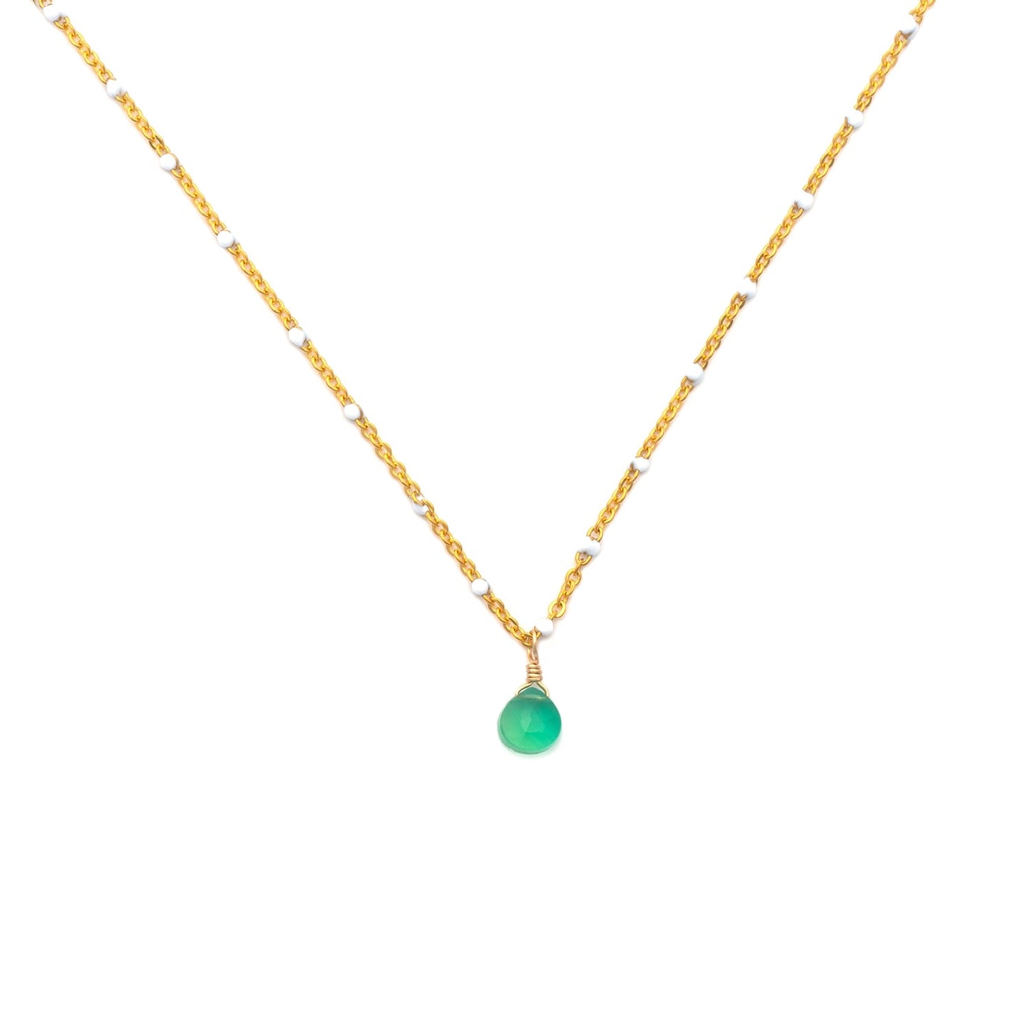 Mini Enamel-Chain Necklace
