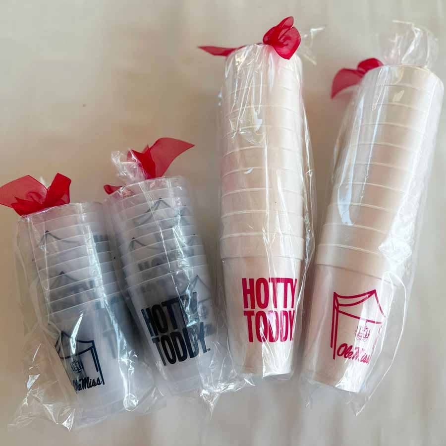 Foam Cup 10 Pack {Ole Miss - U of Mississippi Hotty Toddy}