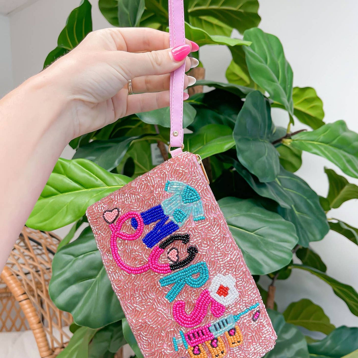 NURSE BEADED WRISTLET