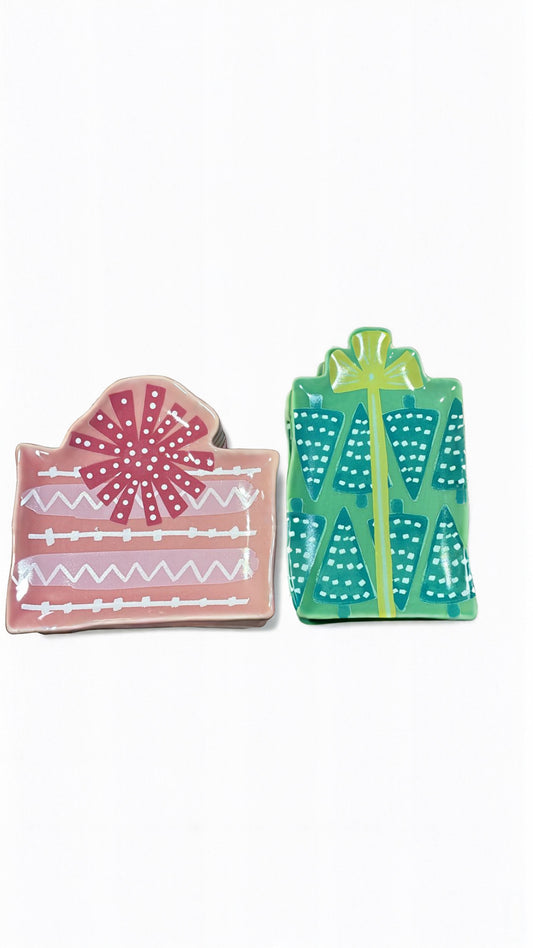 Stoneware Package Shaped Plate