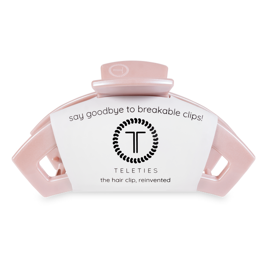 Open Hair Clip | Large | Pearly Pink