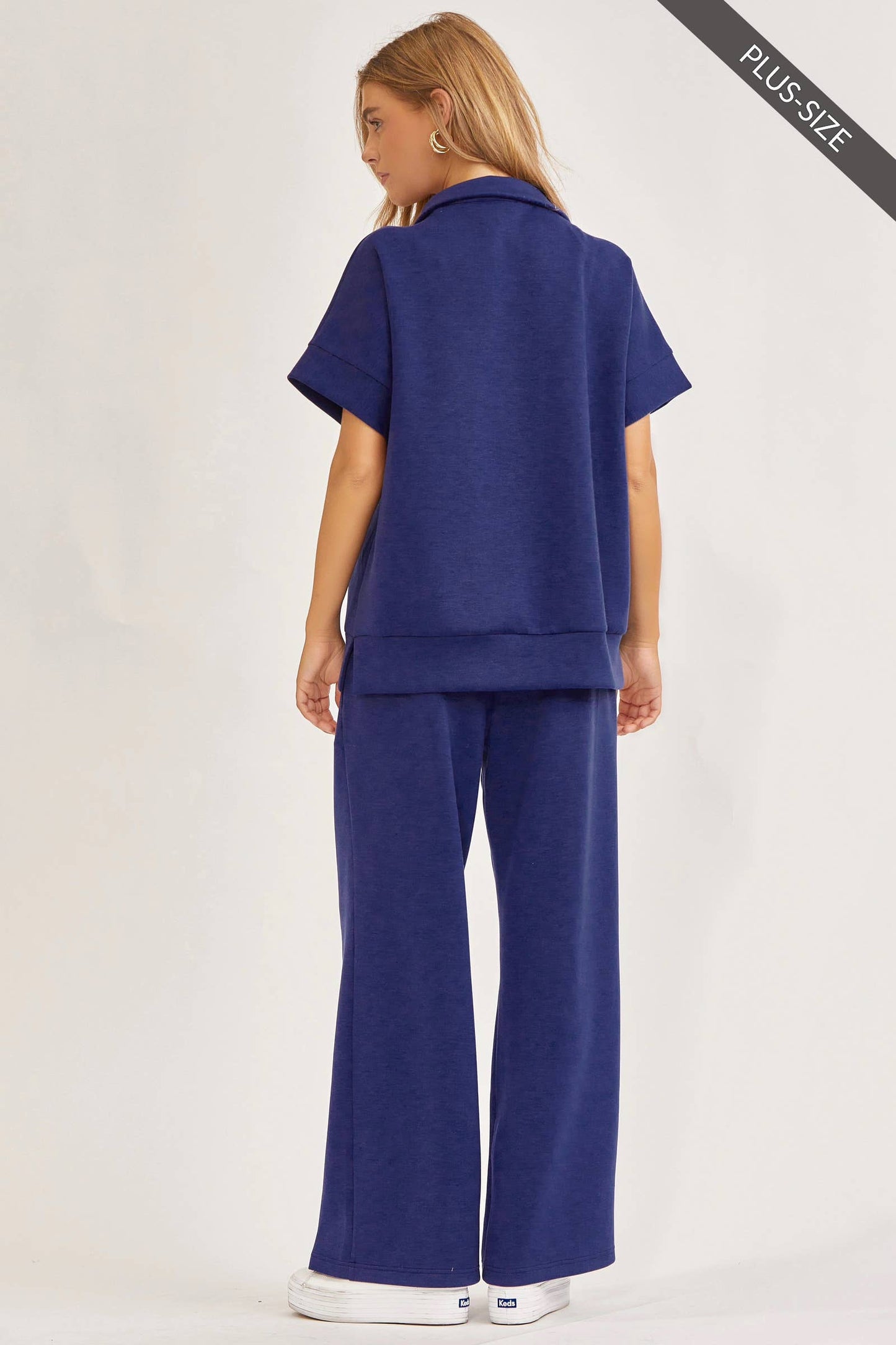 Quarter Zip 3X Royal Blue