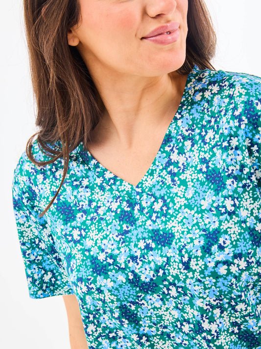 Women's Alli Pajama Pants Set | Day Dreaming Blue