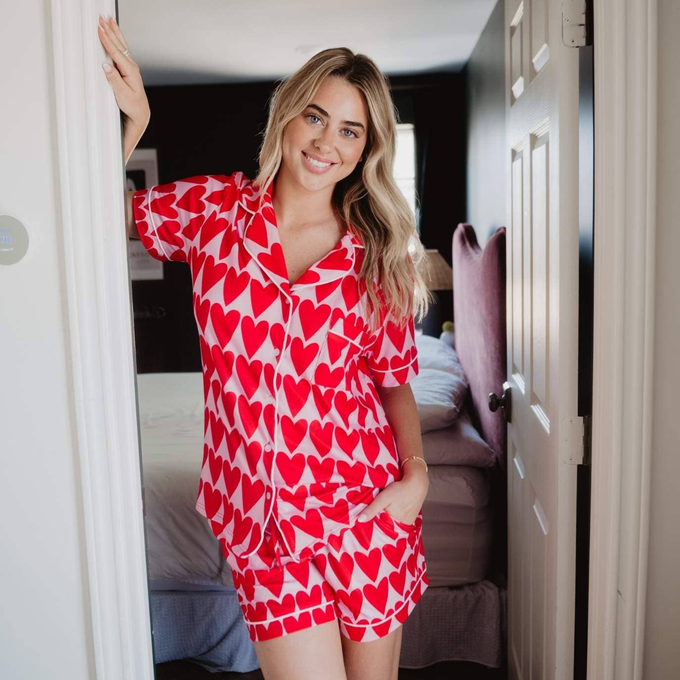 Hearts Valentine's Comfy Loungewear Set