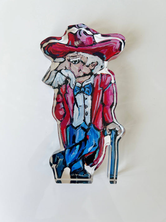 "Ole Reb" acrylic shelfie: Small