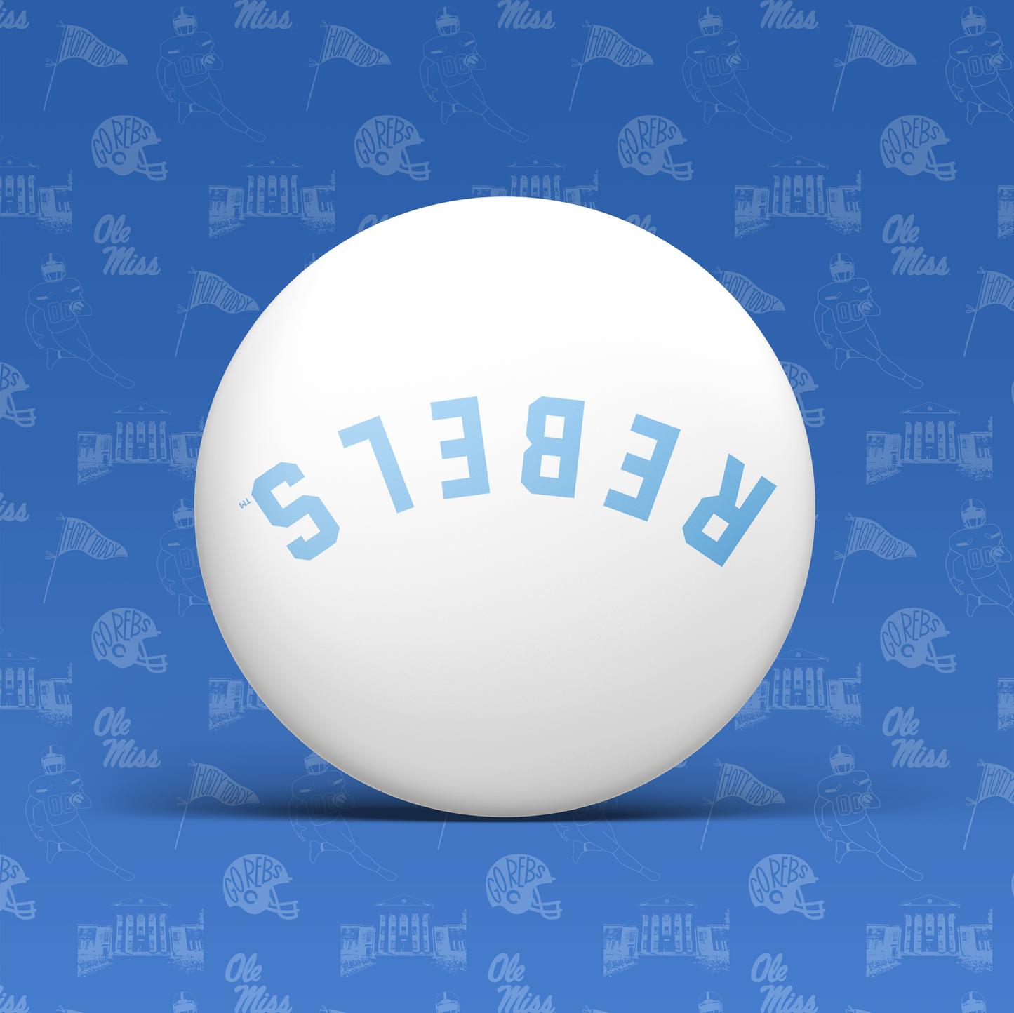 REBELS UPSIDE DOWN Game Day Pin