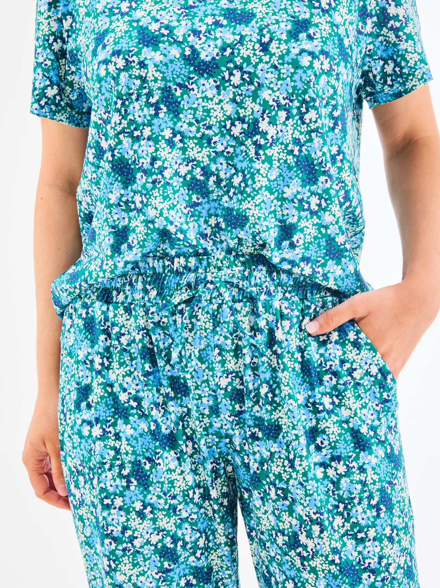 Women's Alli Pajama Pants Set | Day Dreaming Blue