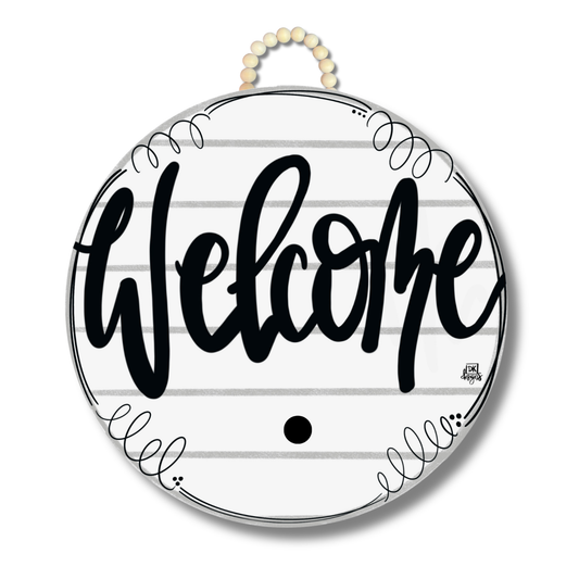 Shiplap "Welcome" Hanger + Mini