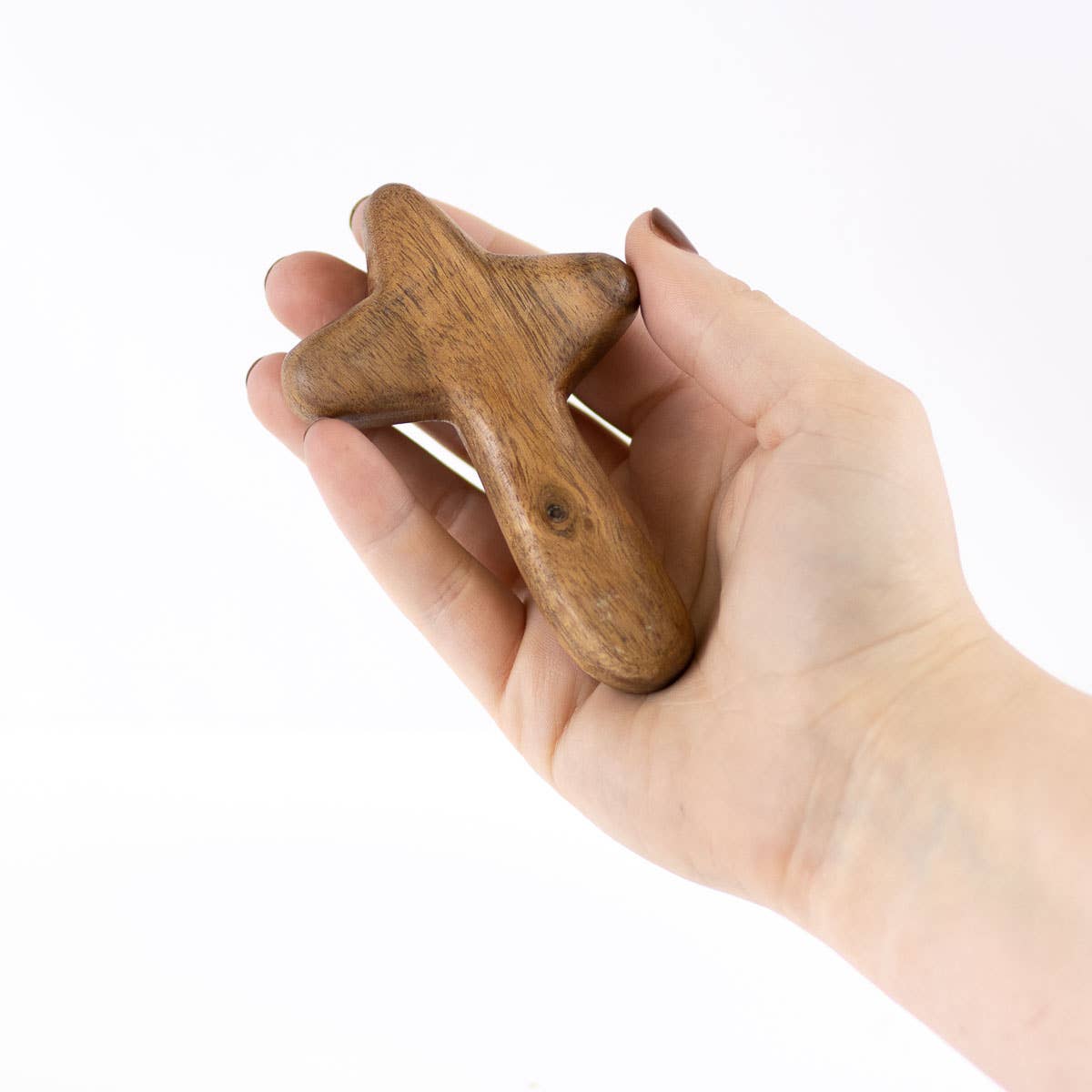 Wood Prayer Cross - Natural