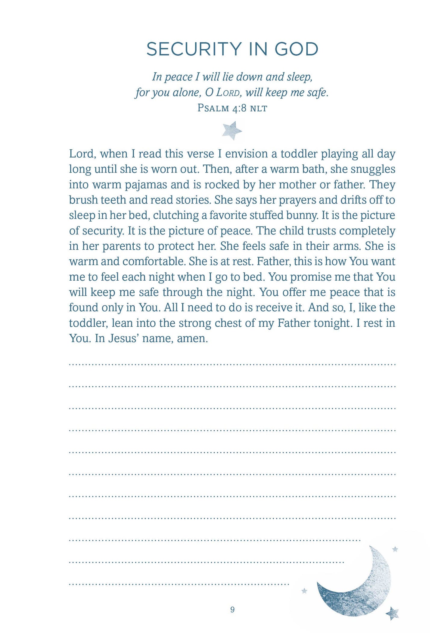 My Prayer Journal: Nighttime Conversations with God