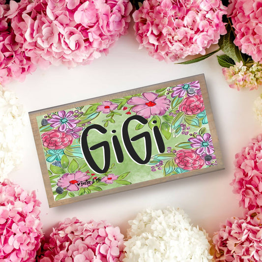 Gigi Driftwood Happy Block: Gigi