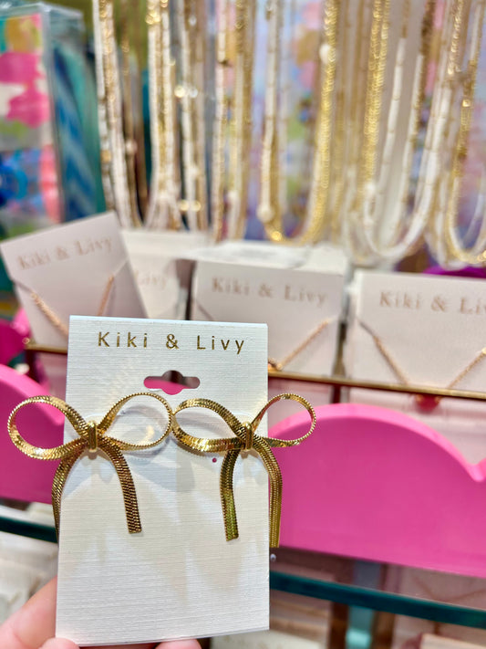 Chain Bow Stud