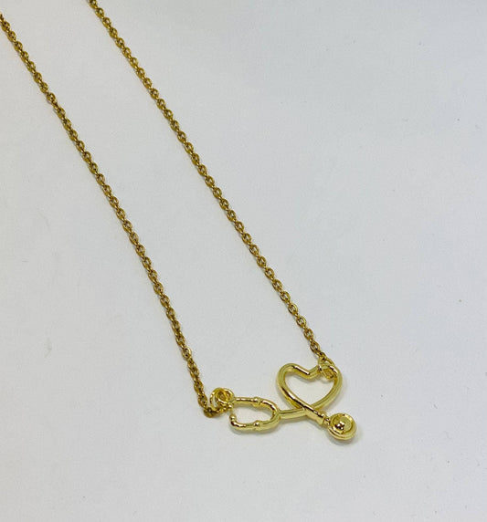 Nurse Stethoscope Necklace