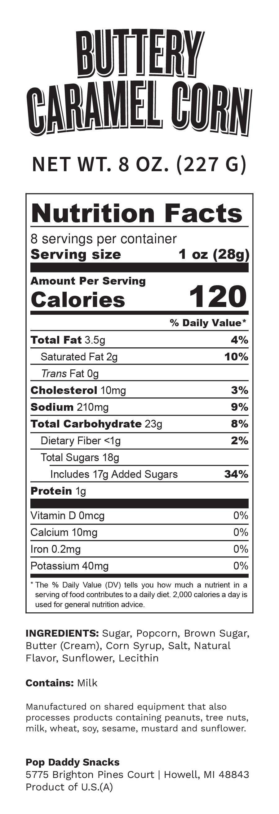 Premium Buttery Caramel Corn-8oz