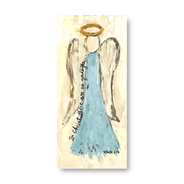 In Christ, No Goodbyes - Wrapped Canvas: 8" x 10"