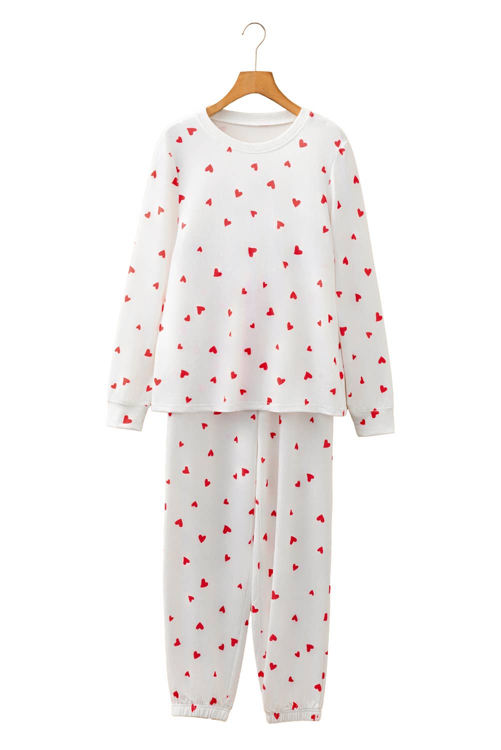 Valentine's Day Red Heart Print  Set