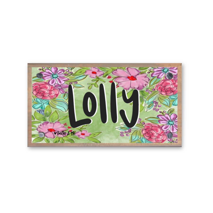 Gigi Driftwood Happy Block: Gigi