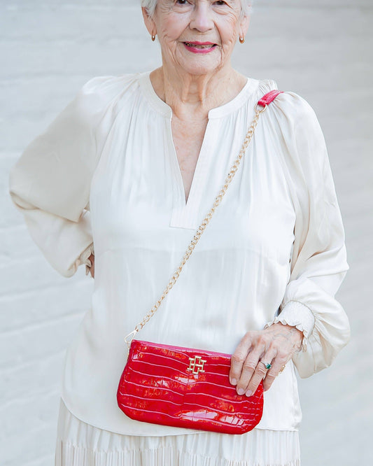 Livi Crossbody Red Patent EC