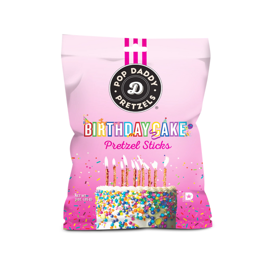 Birthday Cake Seasoned Pretzels (Limited Edition) 3.0 oz