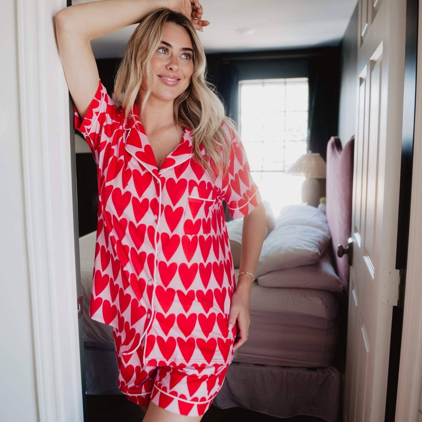 Hearts Valentine's Comfy Loungewear Set
