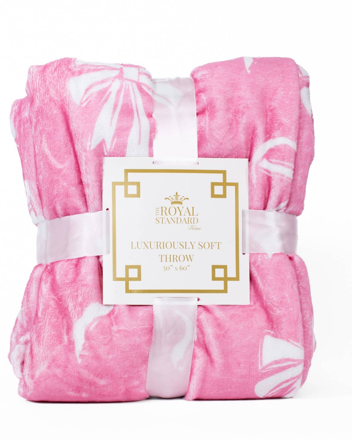 Hannah Bow Throw - Pink