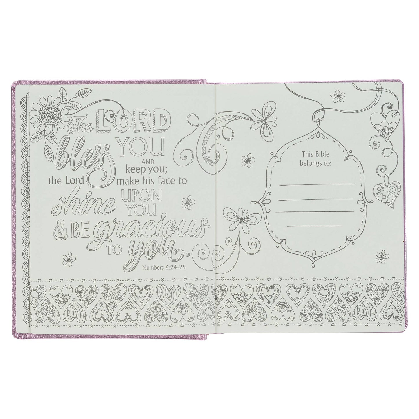 ESV My Creative Bible for Girls Faux Leather Pink Glitter