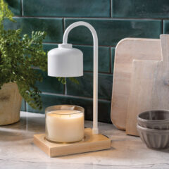 Arched Lamp White&Wood
