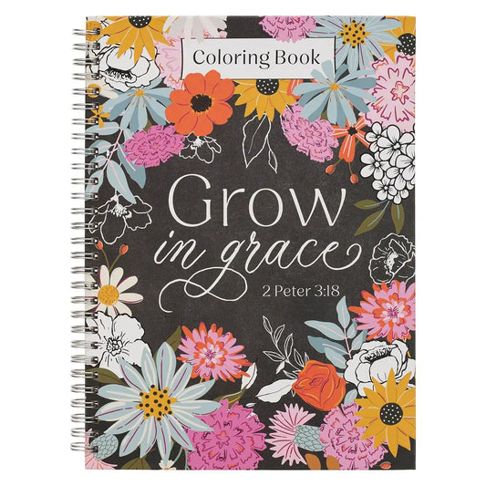 Coloring Book Spiral - Grow in Grace 2 Peter 3:18