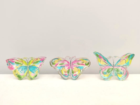 Cutout Acrylic Tabletop Butterfly, 4x.8x2.2-2.8", 3 assorted ©Haley Bush