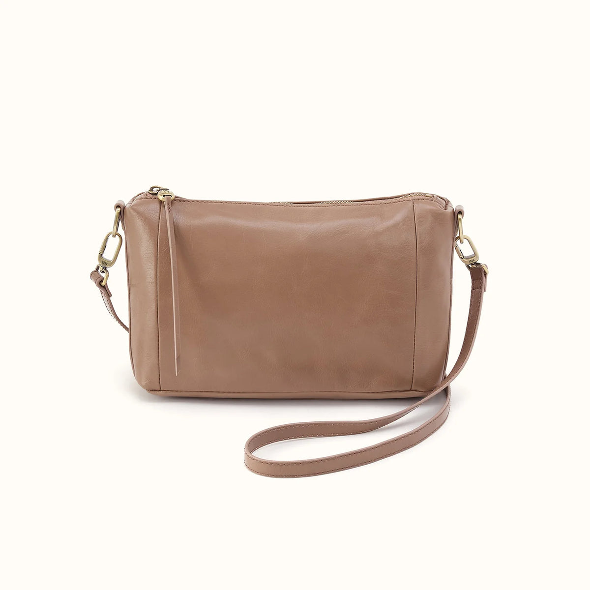 Darcy Carry-All Crossbody | Polished Leather | Woodsmoke