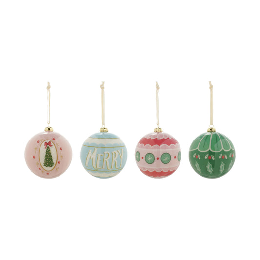 Decoupage Ball Ornament, 4 Styles