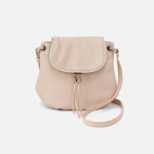 Fern Zip-Flap Crossbody - Pebbled Leather | Stonewash