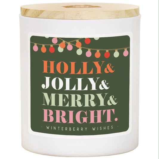 Holly Jolly Candle