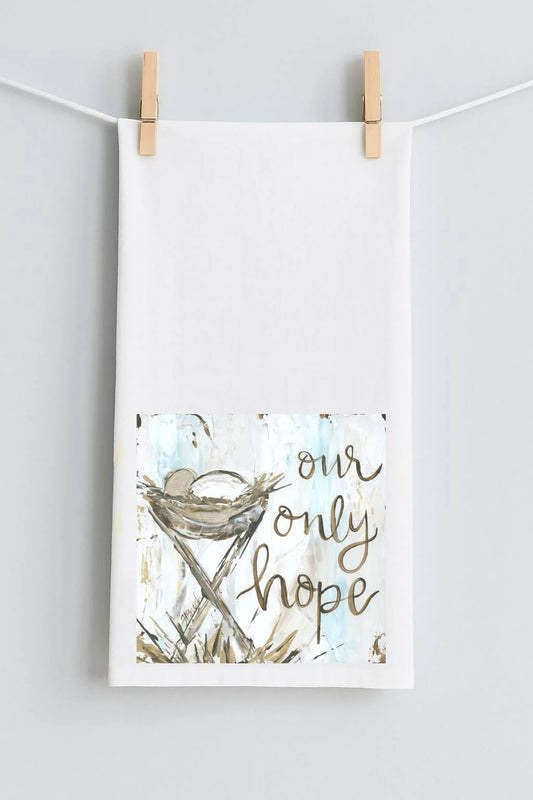Haley Manger Our Only Hope Tea Towel