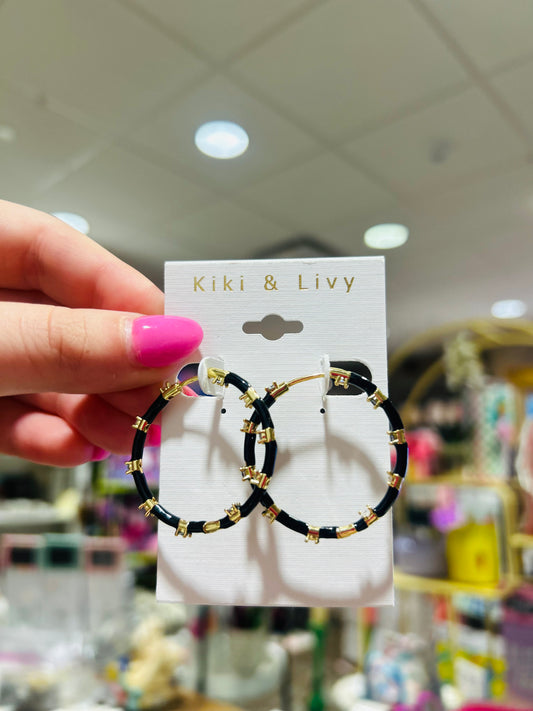Color Enamel Hoops