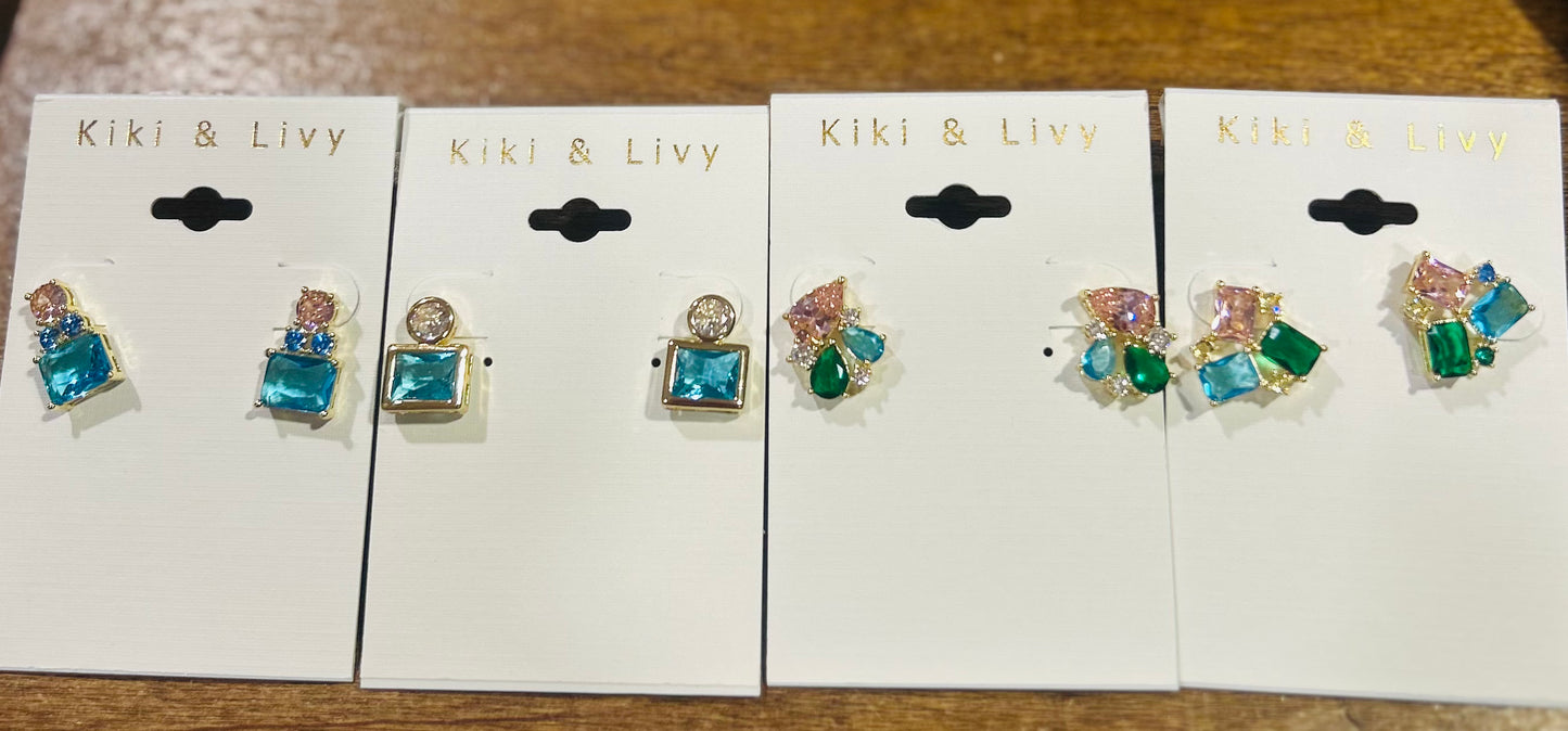 New Color Stone Studs